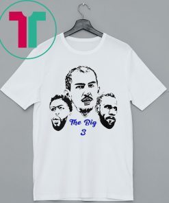 The Big 3 Tee Shirt - Los Angeles Lakers - Lebron James, Anthony Davis, Alex Caruso