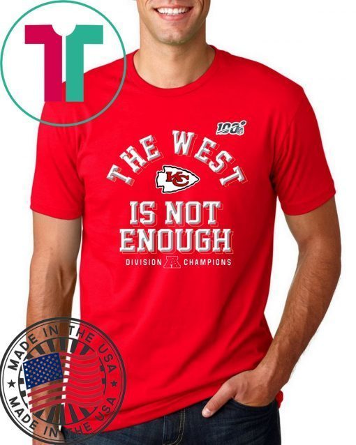 The West Is Not Enough Division Champion Gift T-Shirts
