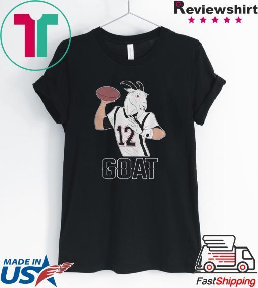 Tom Brady GOAT 12 Gift T-Shirt