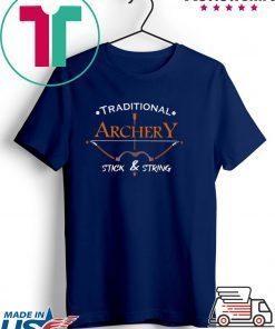 Traditional Archery Stick and String Gift T-Shirt