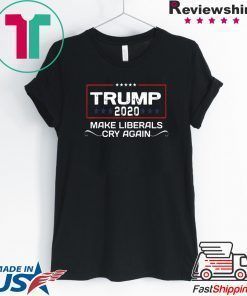 Trump 2020 make liberals cry again re-elect trump Gift T-Shirt