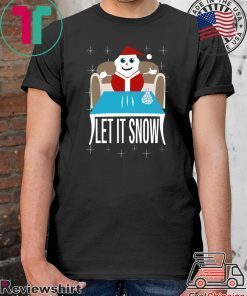 Walmart Cocaine Santa Let It Snow Tee T-Shirts