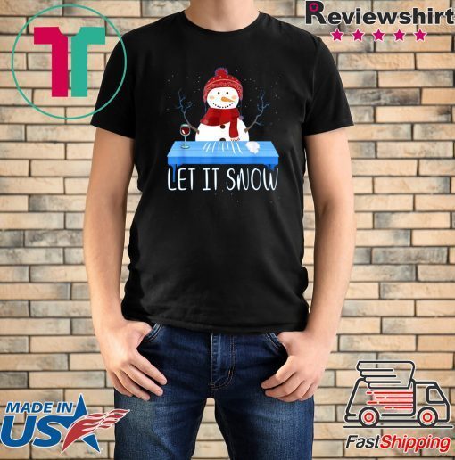 Walmart Cocaine Santa Snowman Let It Snow Gift T-Shirts
