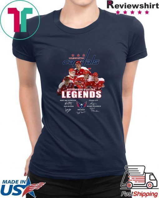 Washington Capitals Pittsburgh Steelers Legends Players 2020 T-Shirts