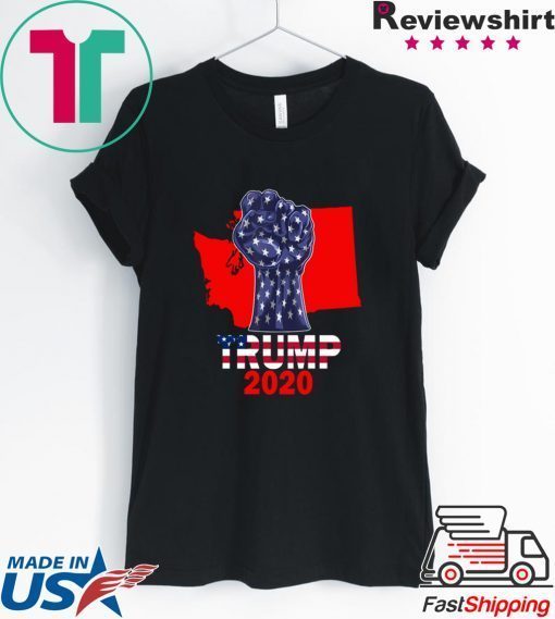 Washington For President Donald Trump 2020 Election Us Flag Gift T-Shirts