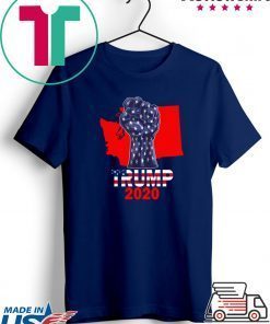 Washington For President Donald Trump 2020 Election Us Flag Gift T-Shirts