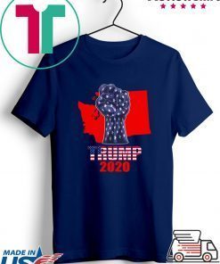 Washington For President Donald Trump 2020 Election Us Flag Gift T-Shirt