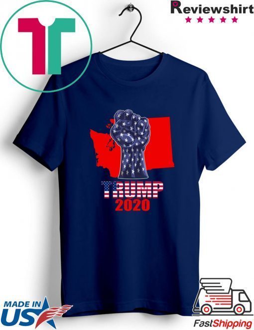 Washington For President Donald Trump 2020 Election Us Flag Gift T-Shirt