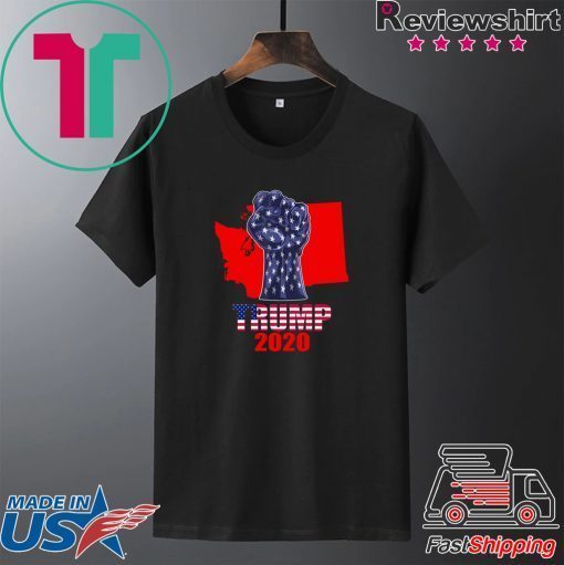 Washington For President Donald Trump 2020 Election Us Flag Gift T-Shirt