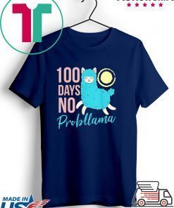 100 Days Of School Llama Gift T-Shirts