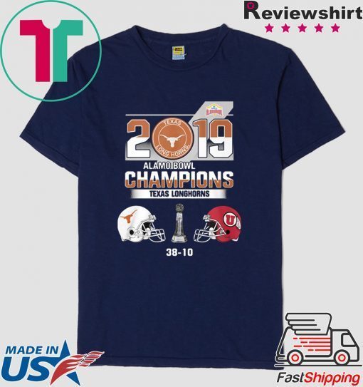 2019 Texas Longhorns Alamo Bowl Champions Gift T-Shirts