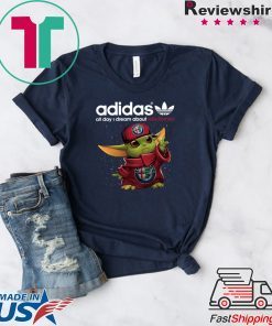Adidas All Day I Dream About Alfa Romeo Baby Yoda Gift T-Shirts