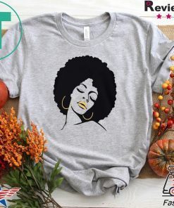 Afro Diva Black Girl Magic Lips Natural Melanin Gift T-Shirts