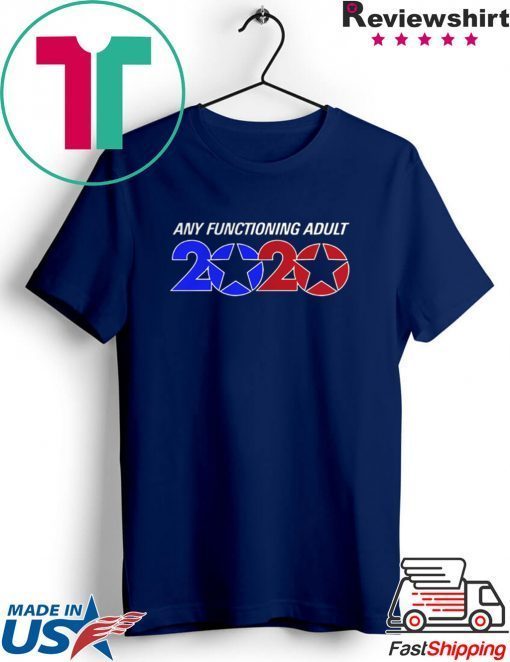 Any Functioning Adult 2020 Gift T-Shirt