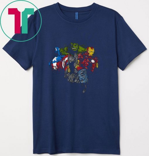 Avengers Huck Captain American Thor And Iron Man Gift T-Shirts