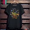 Baby Yoda And Birds Gift T-Shirts