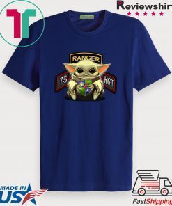 Baby Yoda Hug 75th Ranger Regiment Gift T-Shirts