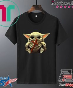 Baby Yoda Hug Cross Gift T-Shirts