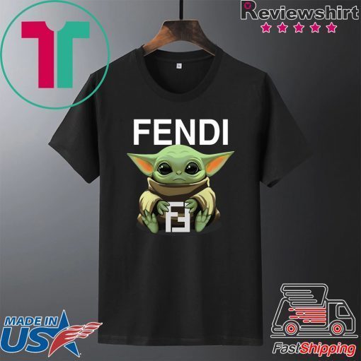 Baby Yoda Hug Fendi Gift T-Shirts