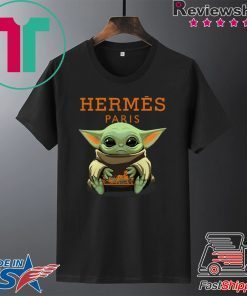 Baby Yoda Hug Hermes Paris Gift T-Shirts