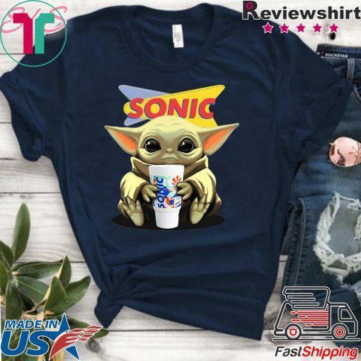 Baby Yoda Hug Sonic Drive-In Gift T-Shirt