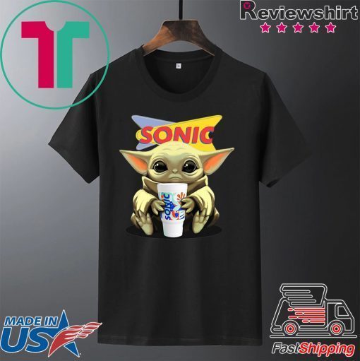 Baby Yoda Hug Sonic Drive-In Gift T-Shirt