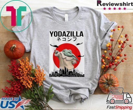 Baby Yoda Yodazilla Gift T-Shirt