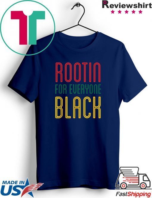 Black History Month African Pride Rootin BHM 2020 Lives Gift T-Shirts