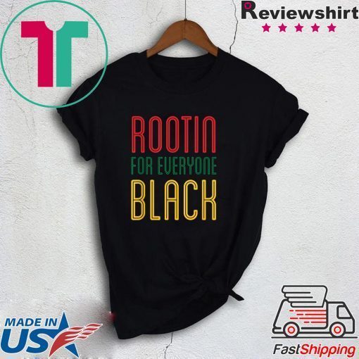 Black History Month African Pride Rootin BHM 2020 Lives Gift T-Shirts