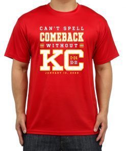 Can’t Spell Comeback Without KC Gift T-Shirts