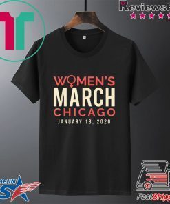 Chicago Women's March 2020 January Gift T-Shirts