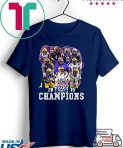 Chick - Fil - A Peach Bowl 2019 Champions Players Signatures Gift T-Shirt