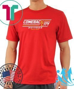 Comeback City Kansas City Football Gift T-Shirts