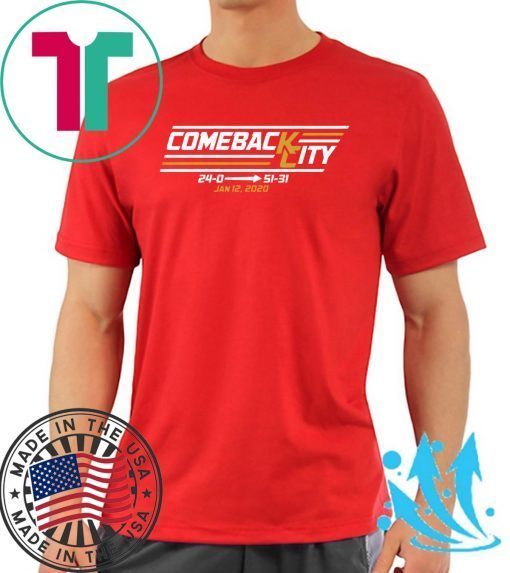 Comeback City Kansas City Football Gift T-Shirts