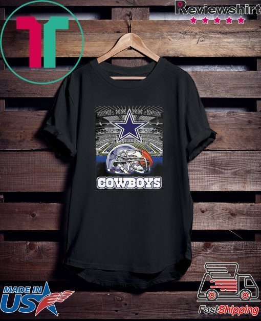 Cowboys helmet football stadium football Tee Shirt