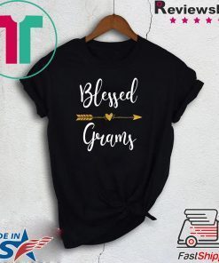 Cute Gold Arrow Blessed Grams Thanksgiving Gift T-Shirts