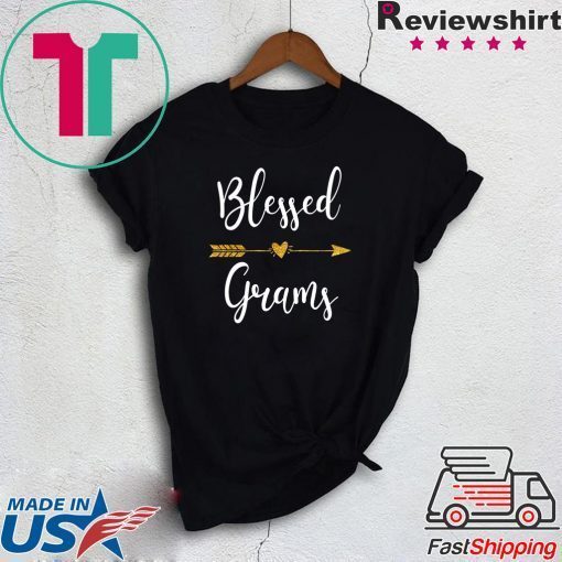 Cute Gold Arrow Blessed Grams Thanksgiving Gift T-Shirts