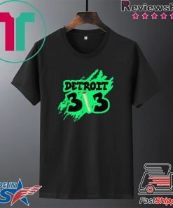 Detroit 313 Smoking Marijuana Joint Weed Motor City Gift T-Shirts