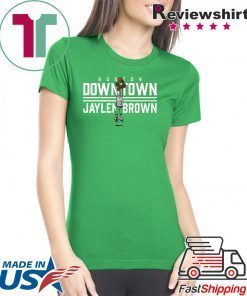 Downtown Jaylen Brown Boston Hoops Gift T-Shirt