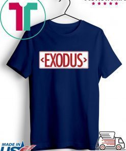 Exodus Exit Sign Haggadah Seder Plate Passover Matza Feast Gift T-Shirt