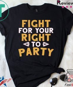 Fight for Your Right Kansas City Football Gift T-Shirt