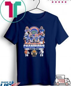 Florida 2019 orange nowl champions florida gators 36-28 helmet Football Gift T-Shirts