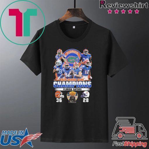 Florida 2019 orange nowl champions florida gators 36-28 helmet Football Gift T-Shirts