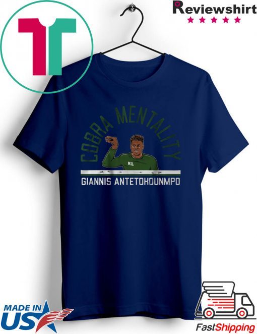 Giannis Cobra Mentality Milwaukee - NBPA Licensed Gift T-Shirts