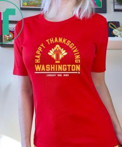 Happy Thanksgiving Washington Football Gift T-Shirts