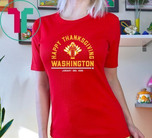 Happy Thanksgiving Washington Football Gift T-Shirts