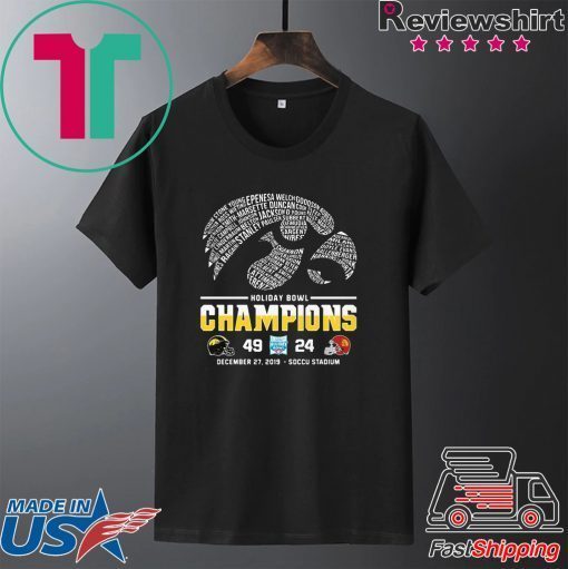 Holiday bowl champions 49-24 helmet football december 27, 2019 - sdccu stadium Gift Shirt