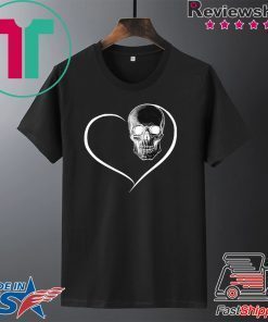 I Love Skull Heart Gift T-Shirt