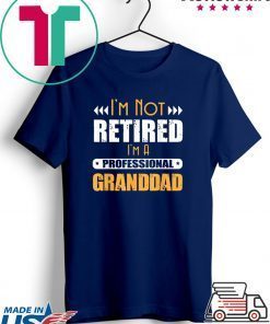 I’m Not Retired I’m A Professional Granddad Gift T-Shirt