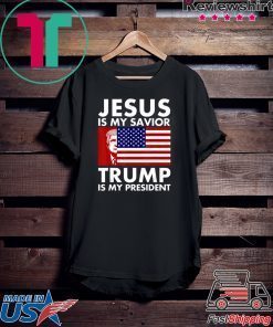 Jesus is My Savior Trump is My President 2020 Offcial T-Shirt